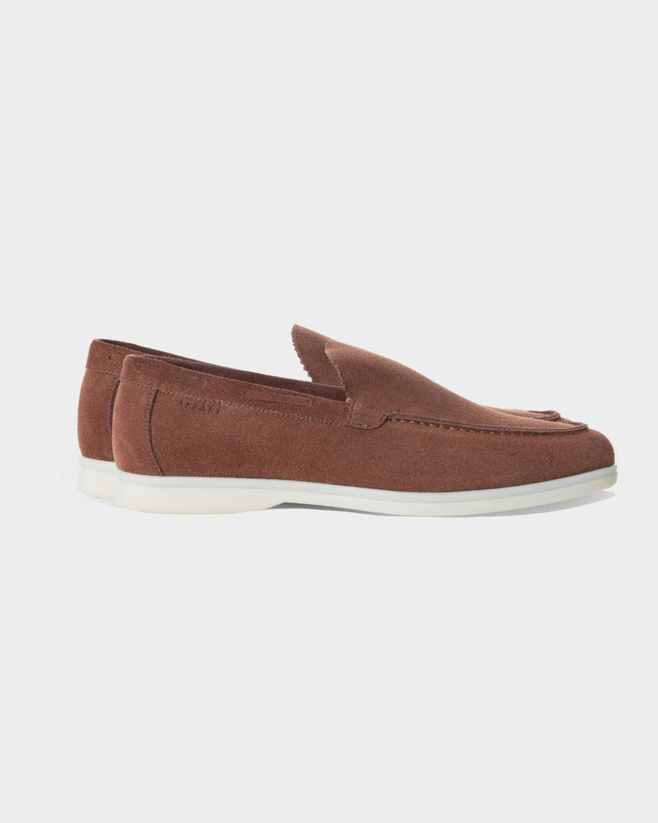 MONACO - BROWN SUÈDE YACHT LOAFERS