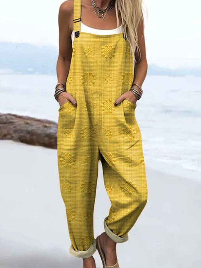 Vintage Floral Jumpsuit