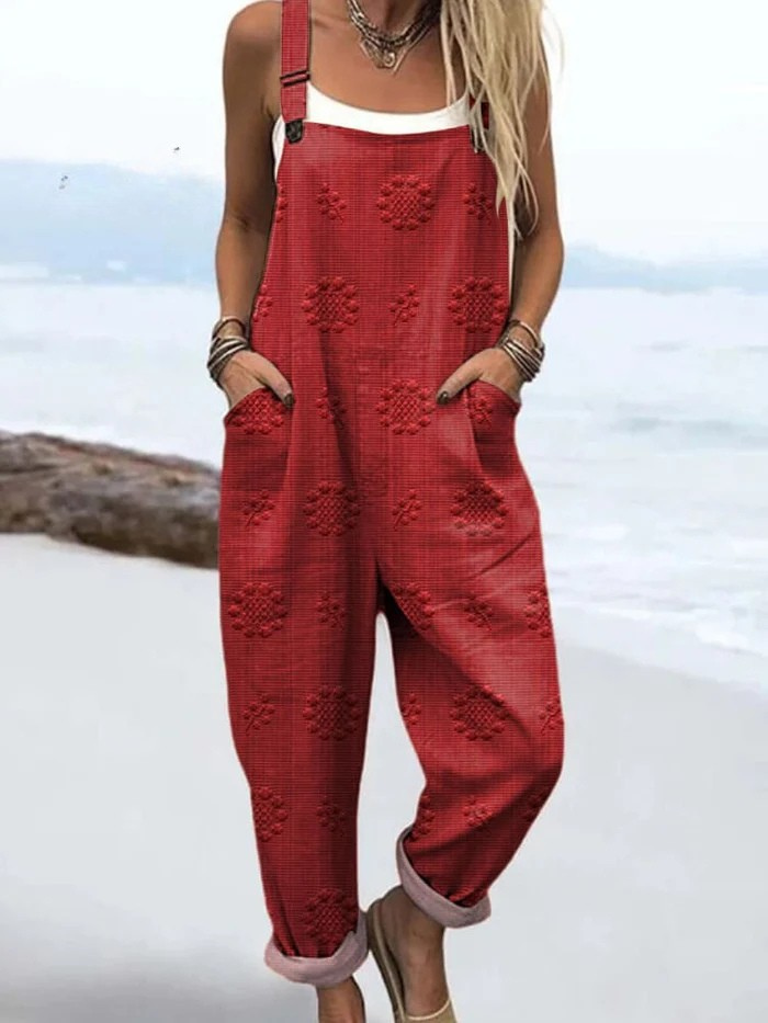 Vintage Floral Jumpsuit