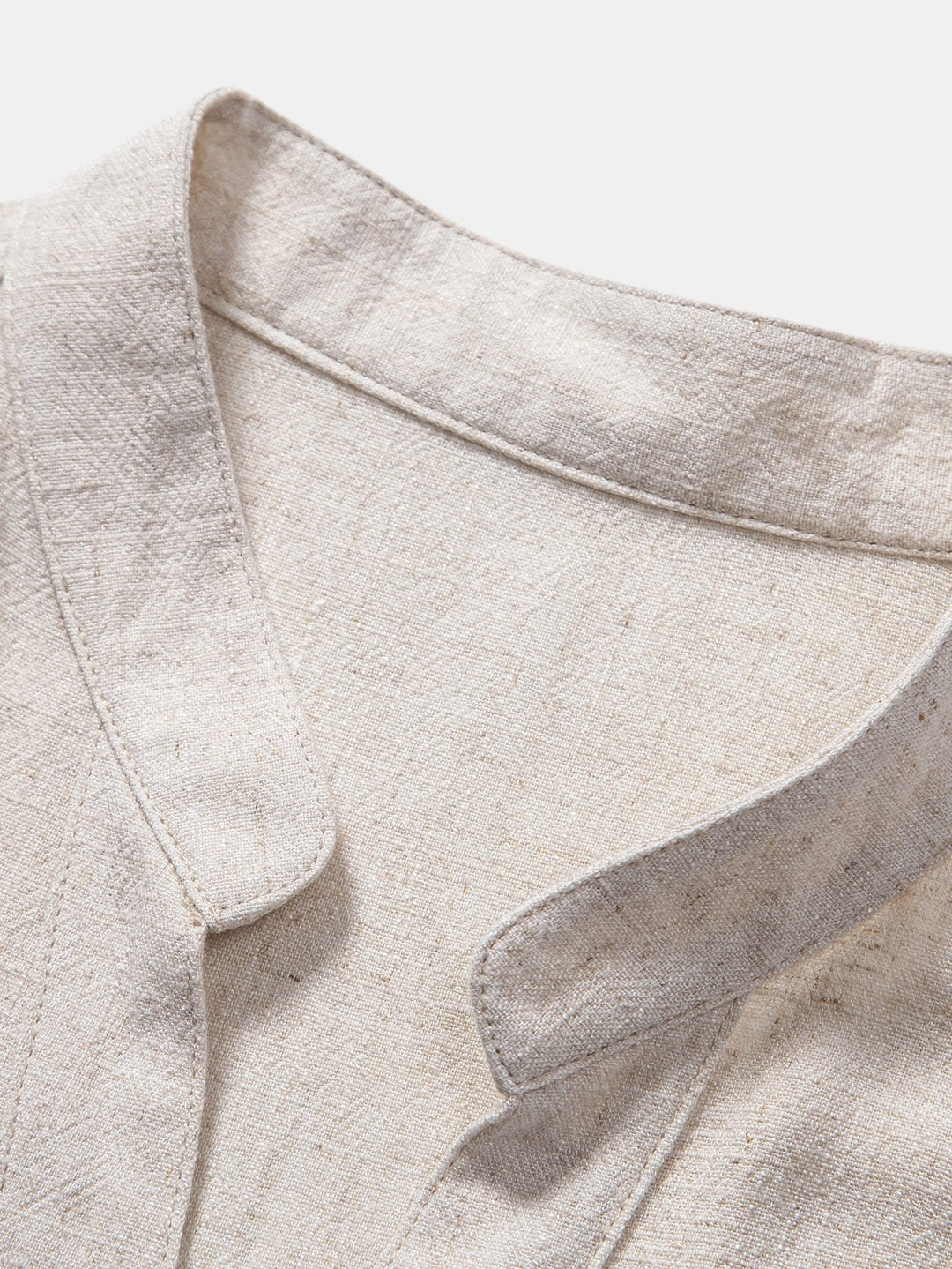 Linen Rayon Mix Shirt & Straight Leg Linen Pants