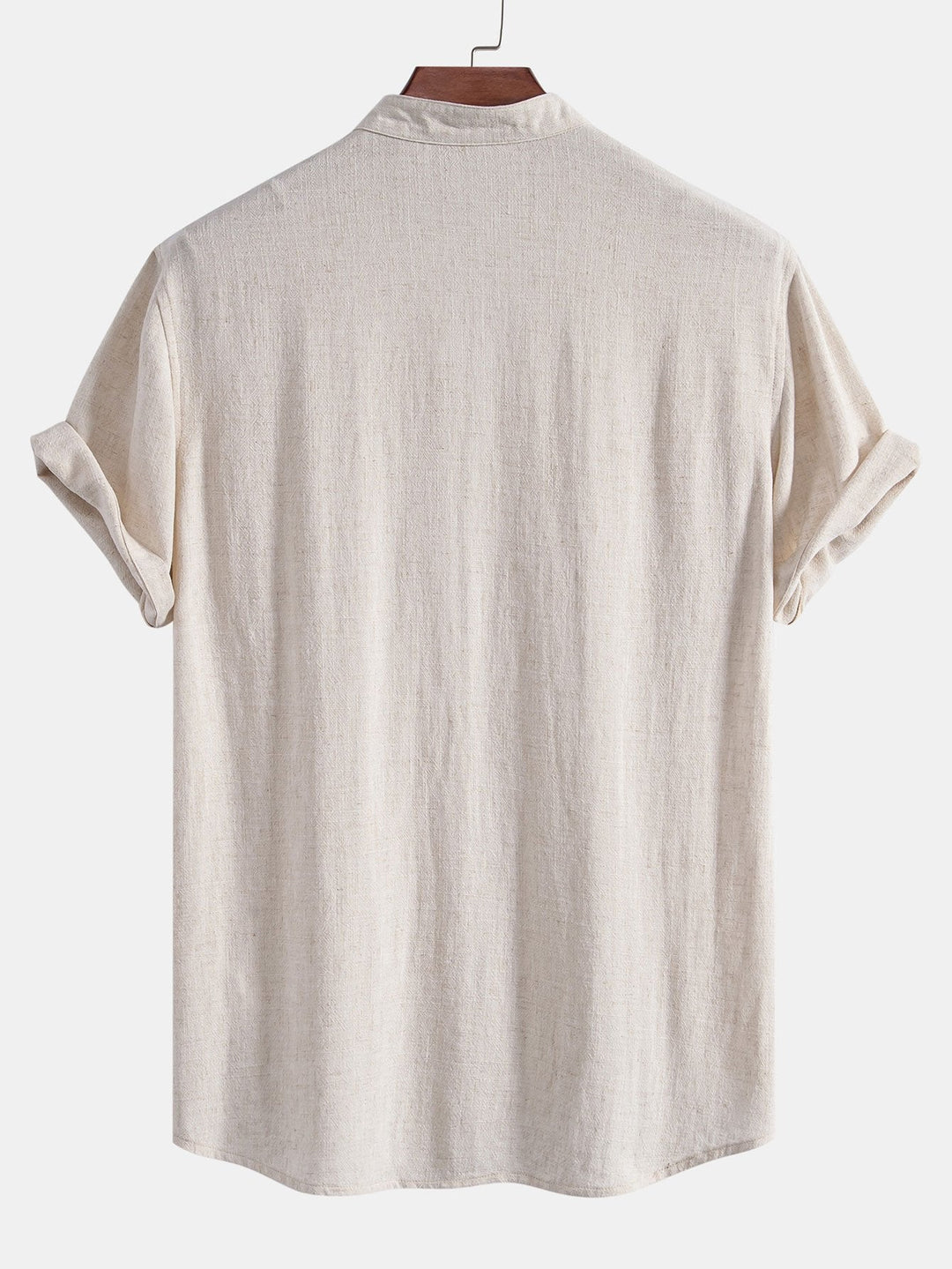 Linen Rayon Mix Shirt & Straight Leg Linen Pants